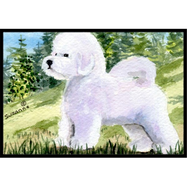 Carolines Treasures 18 x 27 in. Bichon Frise Indoor Outdoor Doormat CA78887 - main